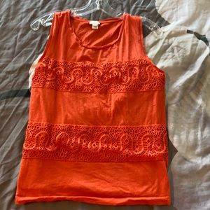 Orange summer top